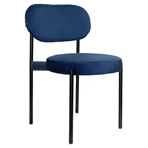 Стул Модерн Черный, Глубокий синий - Фото 1