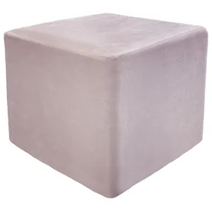 Пуф квадратный Точка, велюр, Лайт Пинк - Фото 1