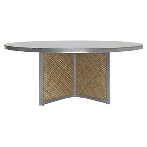 Cтол Корнерс Конфесса круглый, зеркало+перекрас металла в любой цвет - изображение 1