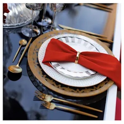 Кольцо для салфеток Белт Золото - изображение 3