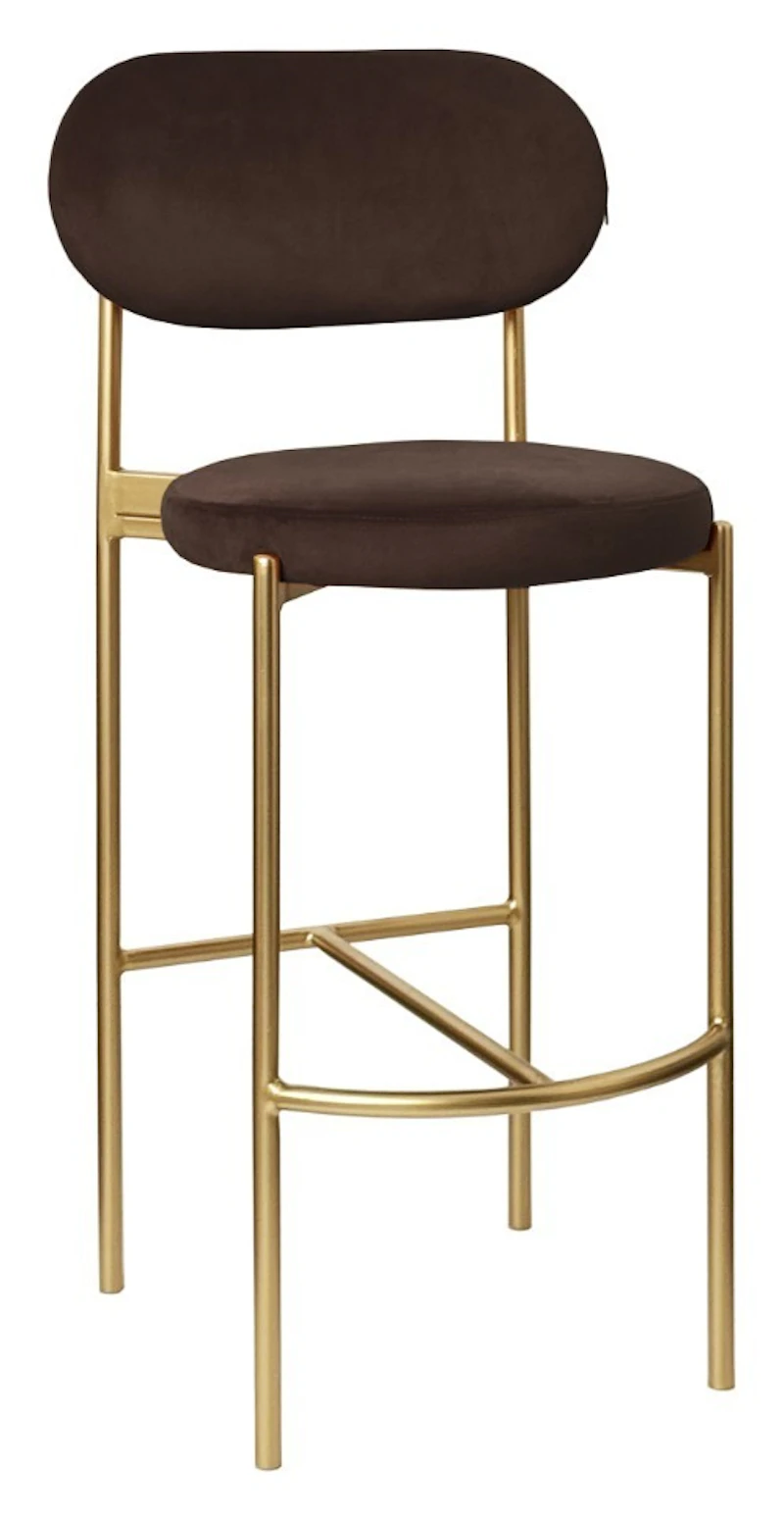 Стул барный Модерн Комфи Шоко мокка  (любой цвет каркаса)