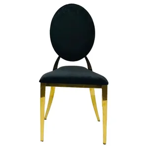 Стул Вашингтон Золото, велюр черный - Фото 3