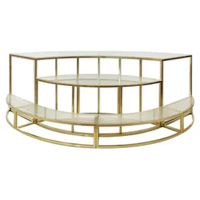 Стол-президиум Наутилус Серпент + Око + Тай с матовым стеклом