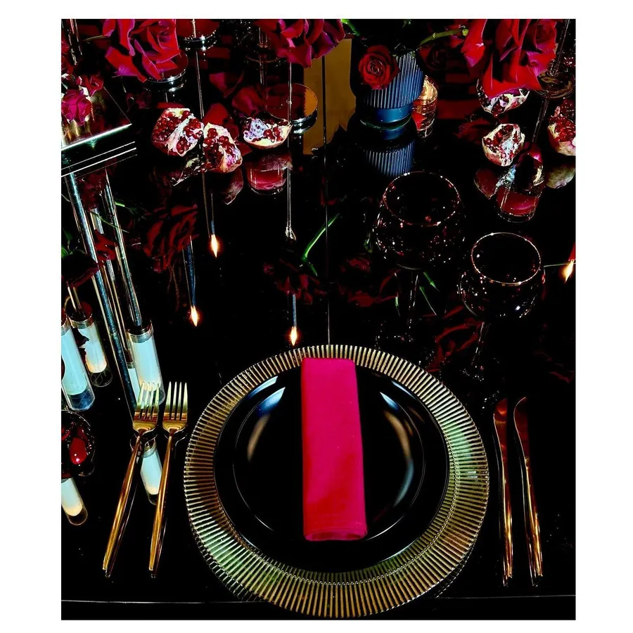 Сервировочная тарелка Окулус Золото - Фото миниатюра 6