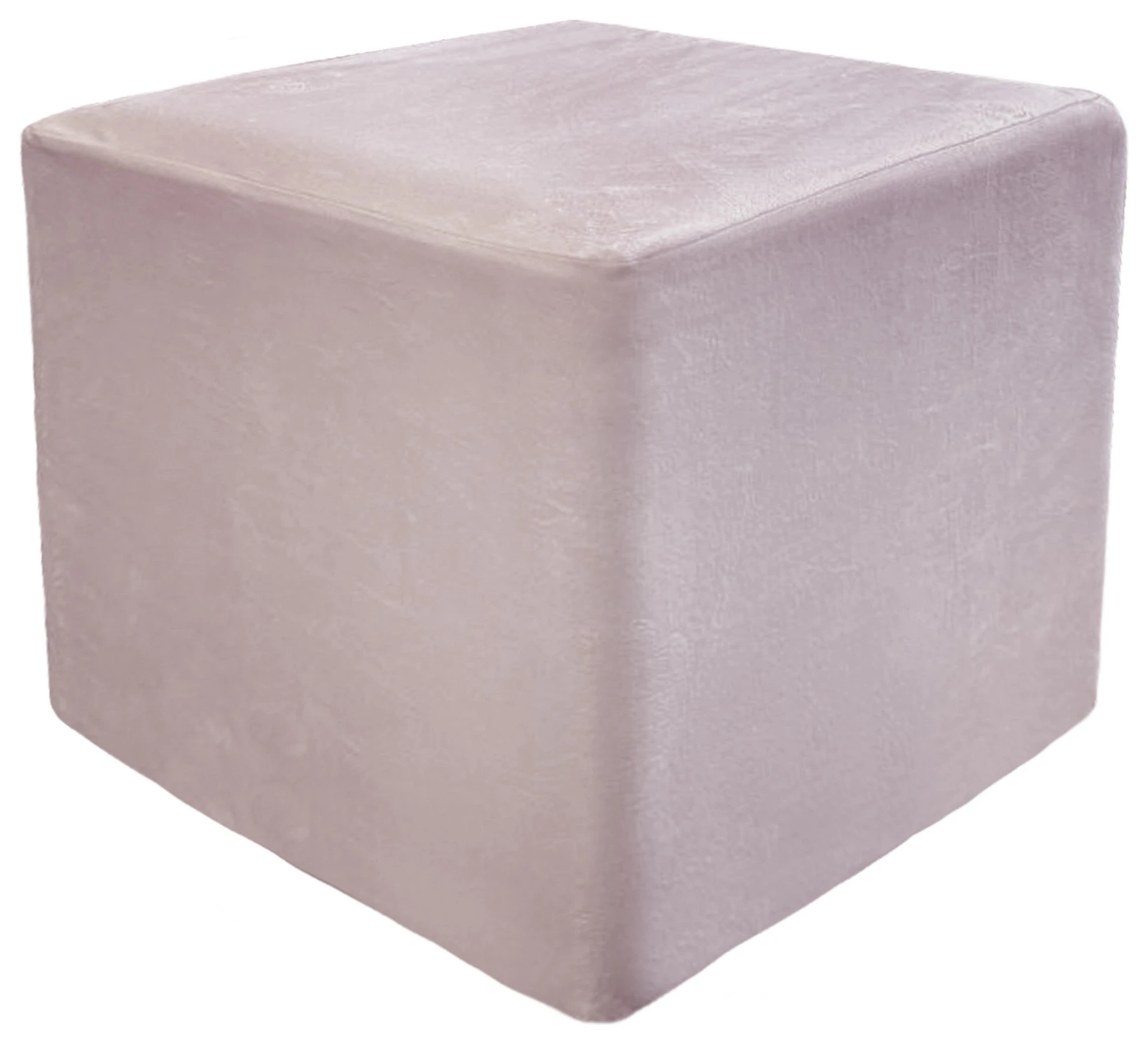 Пуф квадратный Точка, велюр, Лайт Пинк