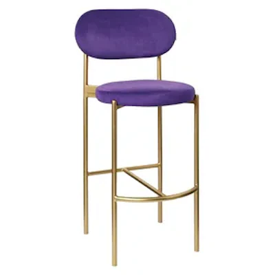 Стул барный Модерн Комфи Таинственный фиолетовый  (любой цвет каркаса)