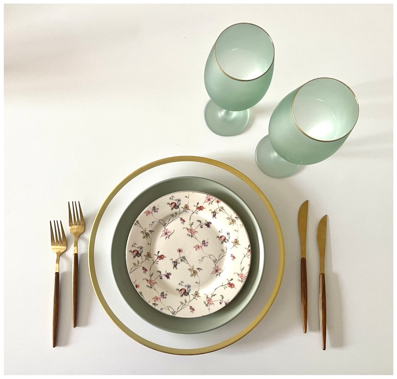 Тарелка Паттерн Тадж С