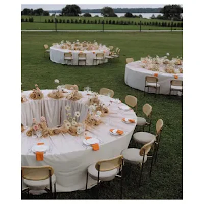 Стул Модерн Золото, Натуральный ротанг + Кремовый бисквит - изображение 3