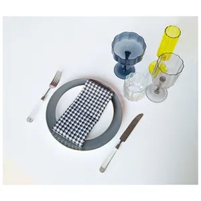 Сет тарелок ПИНТОН Шерый Сёпот С и М - изображение 2