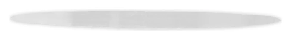 Столешница стола Овал-400 (белый глянцевый МДФ)