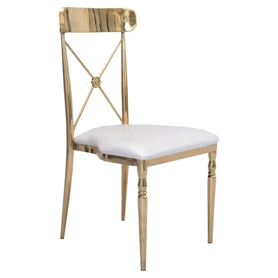 Стул Адлер, велюр, белый - Фото миниатюра 1