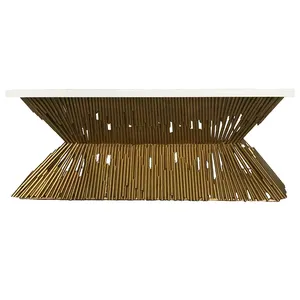 Стол-президиум Песочные Часы (золото/серебро/медь) - Фото 1