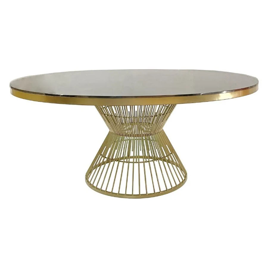 Стол Де Марко с зеркальной столешницей - Фото миниатюра 1