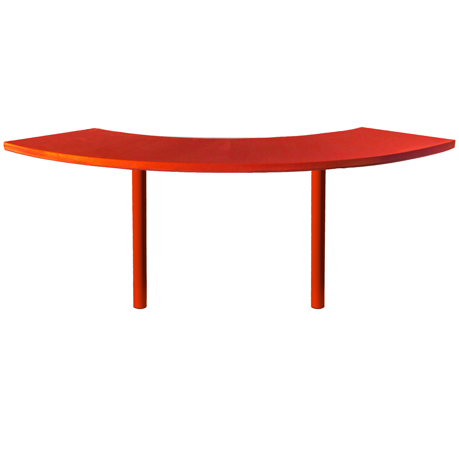 Стол коктейльный Твист Змейка М, Красный бархат + Малиново-красный (телескопическая нога) - Фото миниатюра 4