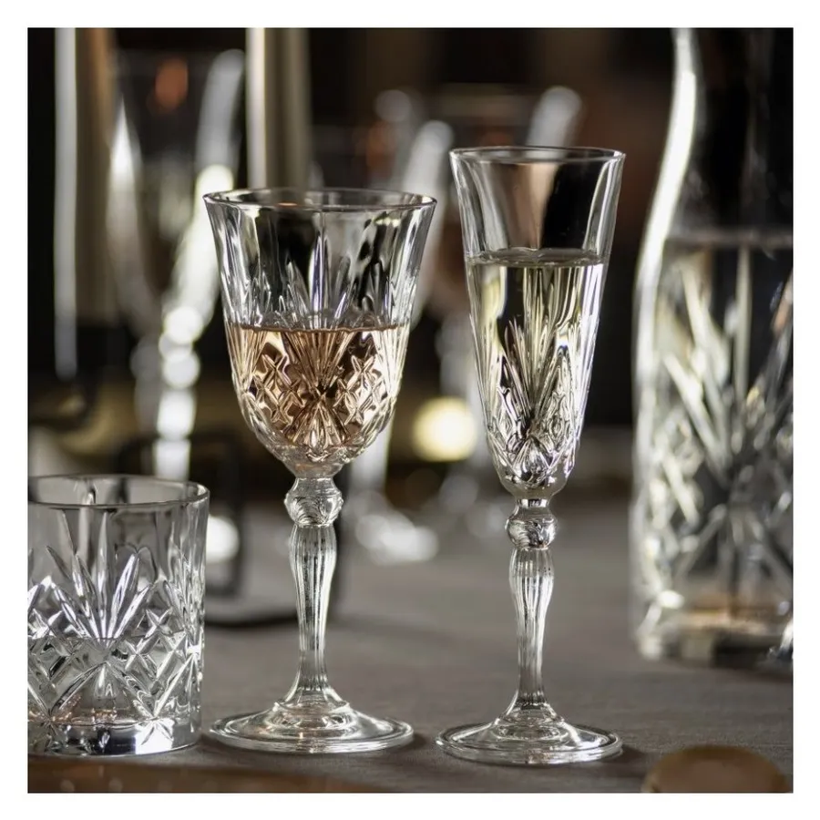 Сет бокалов Ноктюрн винный+шампанка - Фото миниатюра 2