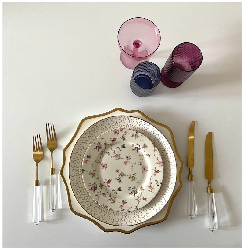 Тарелка Паттерн Тадж С