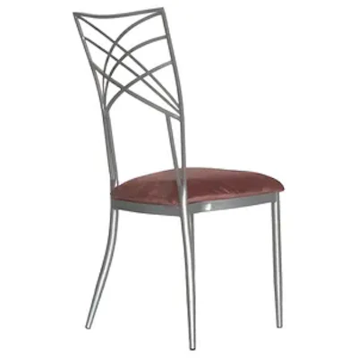 Стул Хамелеон, серебряный (велюр), пыльно-розовый - изображение 2