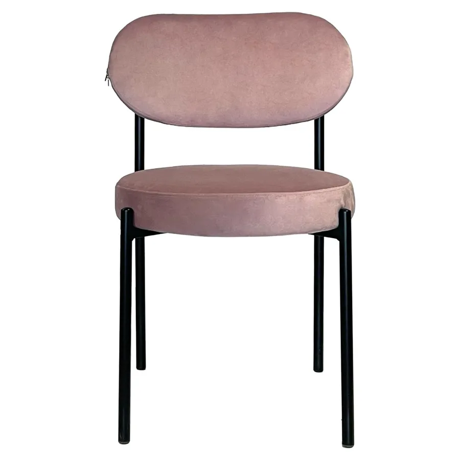 Стул Модерн Черный, Розовая помада - Фото миниатюра 2