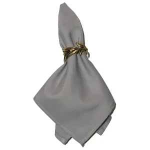 Салфетка серо-голубая, полиэстер - Фото 1