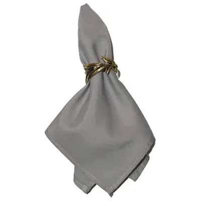 Салфетка серо-голубая, полиэстер