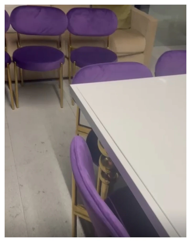 Стул Модерн Золото, Таинственный фиолетовый