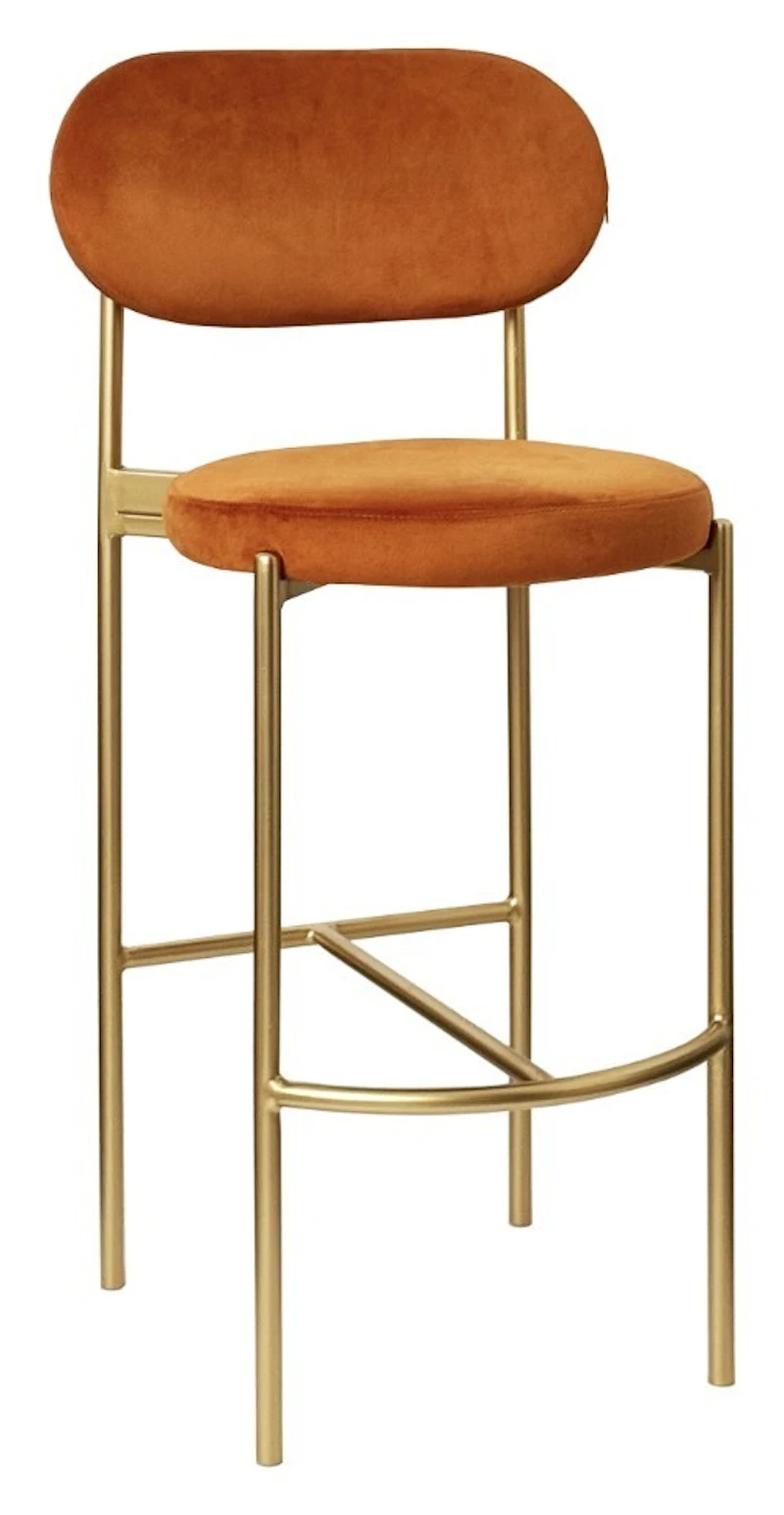 Стул барный Модерн Comfy Терракотовый (любой цвет каркаса)