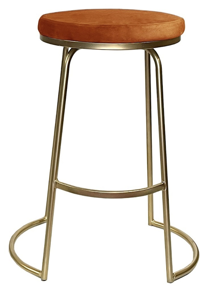 Стул барный Модерн Терракотовый (любой оттенок каркаса)