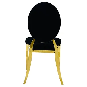 Стул Вашингтон Золото, велюр черный - Фото 4