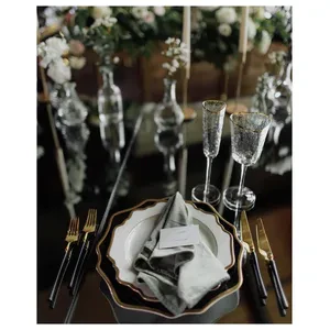 Тарелка порционная Анна М, 27 см диаметр - Фото 2