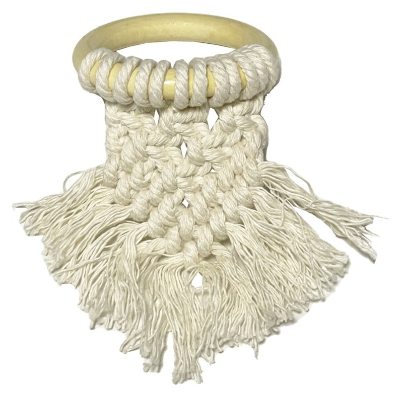 Кольцо для салфетки плетеное Макраме