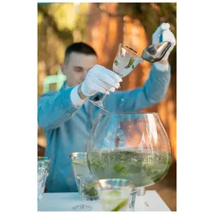 Бокал Хлоэ с золотой каймой, 300 мл - Фото 4