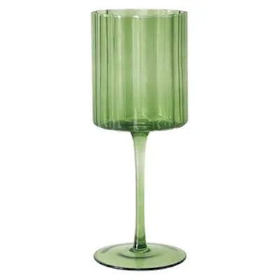 Бокал винный Сквош Мир зеленого цвета