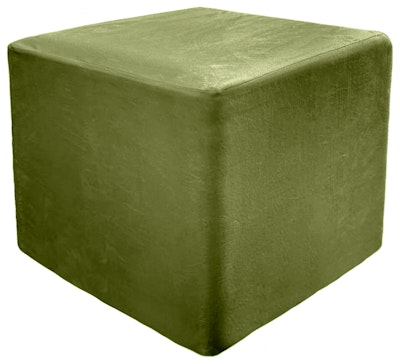 Пуф квадратный Точка, велюр, Матча