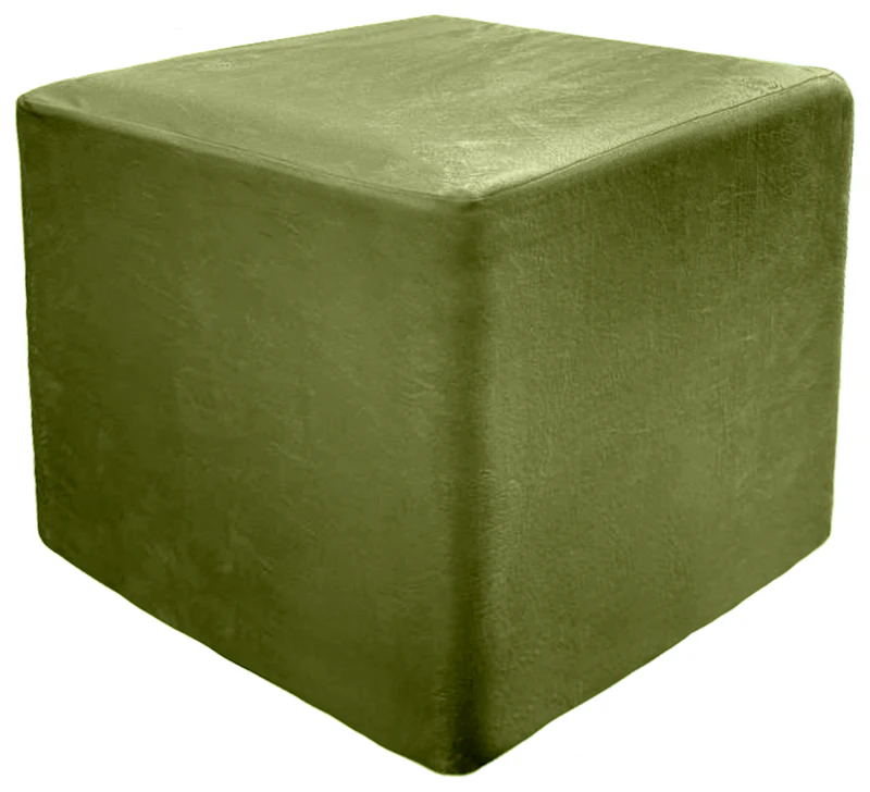 Пуф квадратный Точка, велюр, Матча