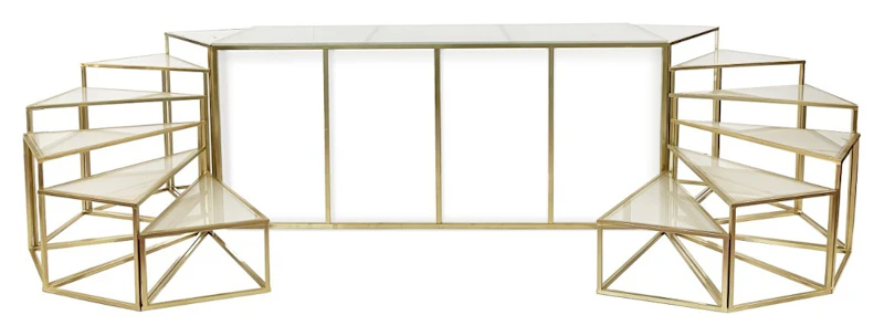 Стол-президиум Наутилус Ректангл + Триплекс с матовым стеклом