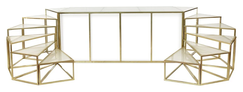 Стол-президиум Наутилус Ректангл + Триплекс с матовым стеклом