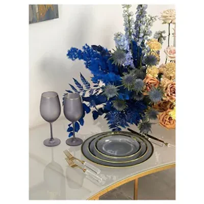 Сервировочная тарелка Лоллипоп Серый дымок матовая - изображение 3