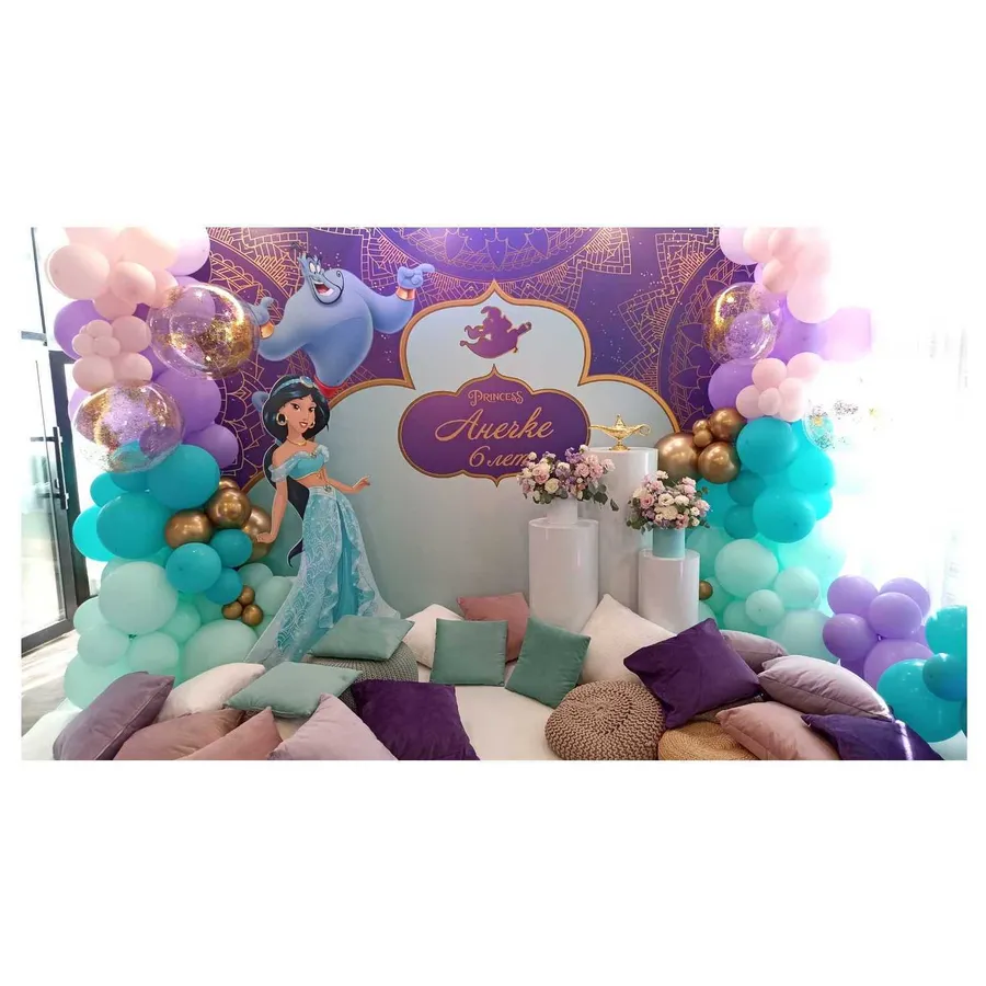 Чехол на Пуф квадратный Точка, Таинственный фиолетовый/фиолетовый - Фото миниатюра 4