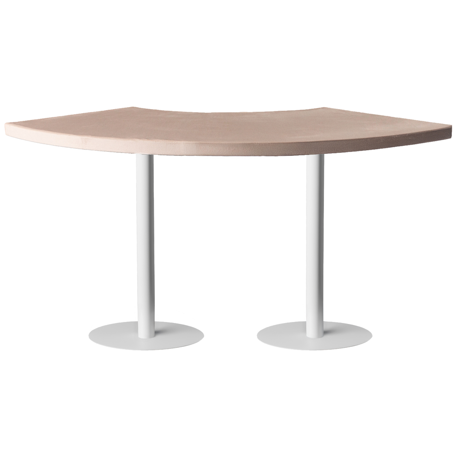 Стол коктейльный Твист Змейка С, Рафаэлло + Кремовый бисквит (телескопические ноги) - Фото миниатюра 3