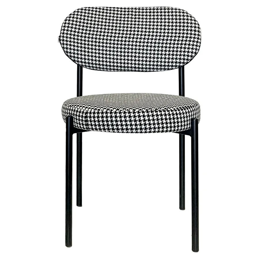 Стул Модерн Черный, Гусиная лапка - Фото миниатюра 2