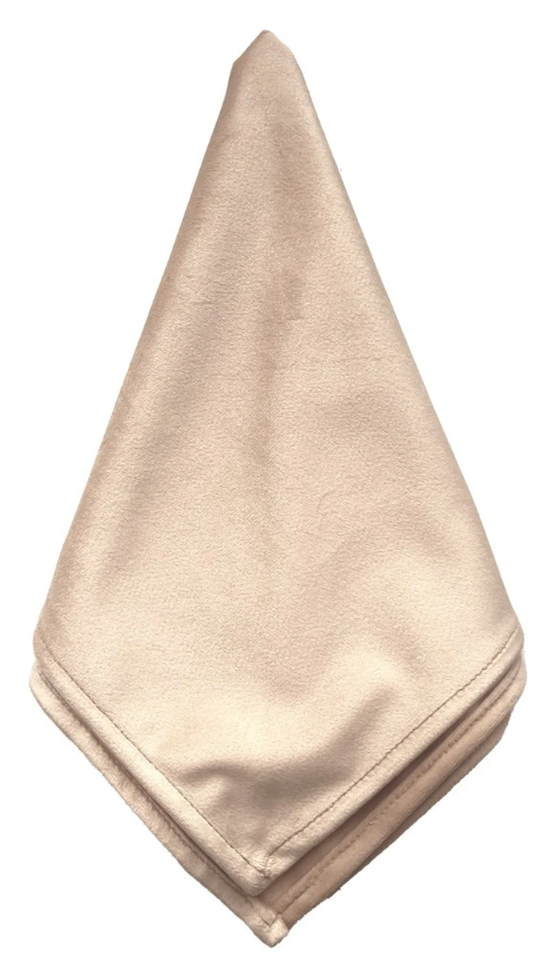 Салфетка велюр, нежный персик