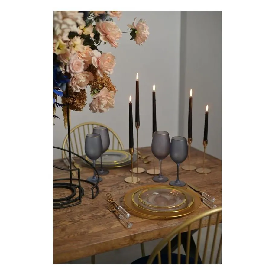 Сет матовых бокалов Лоллипоп Голубика - Фото миниатюра 3