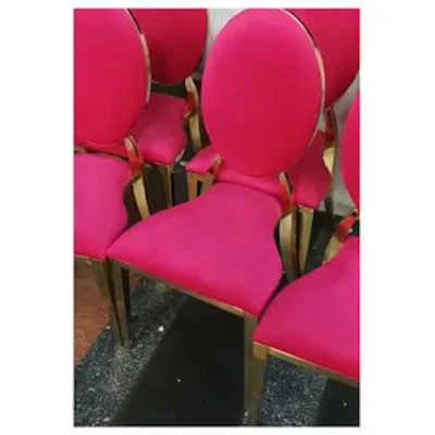 Стул Вашингтон Золото, велюр малиново-красный - изображение 3
