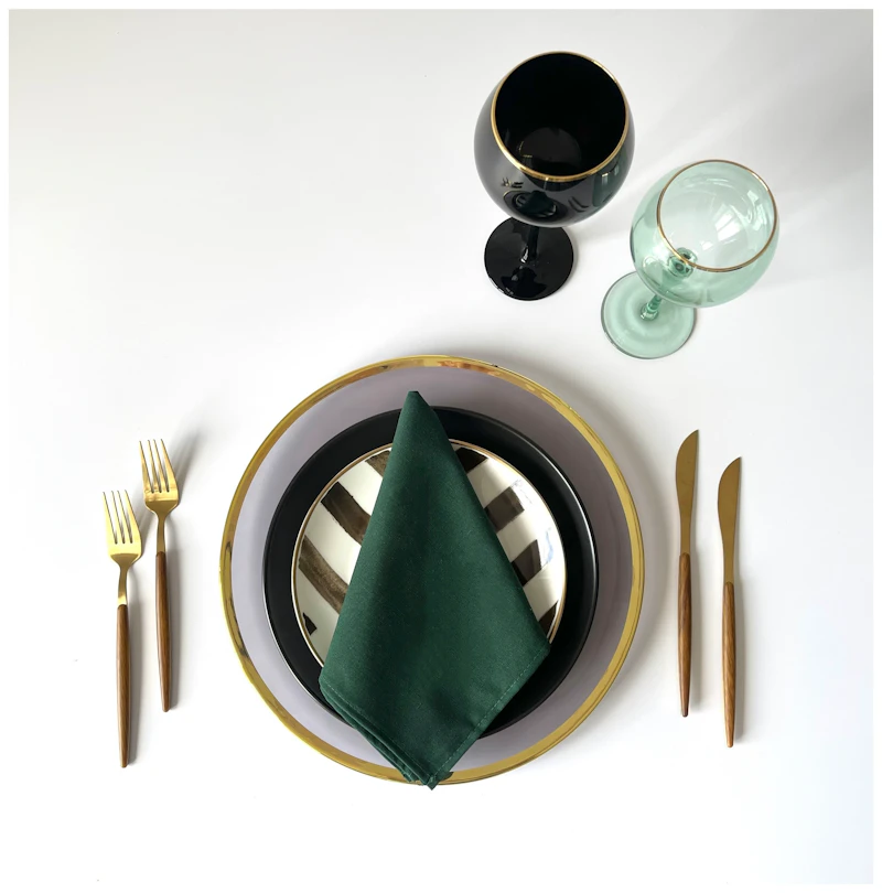 Салфетка из смесового льна, Бенгальский фикус