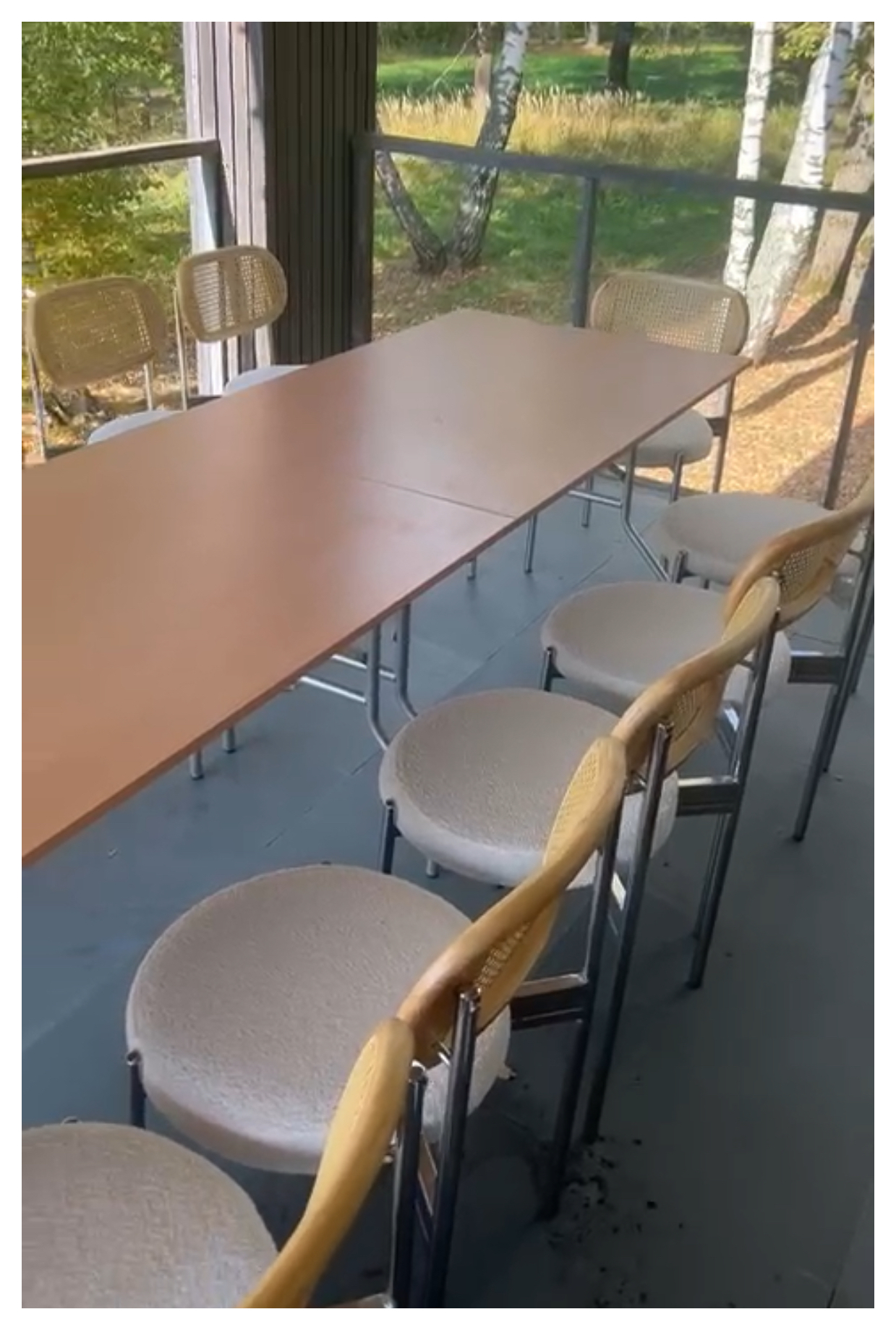 Стул Модерн Серебро, Натуральный ротанг + Тедди