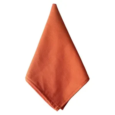 Салфетка из смесового льна, Бархатные ноготки