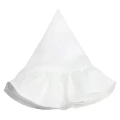 Салфетка из хлопка, с рюшами белая - изображение 5