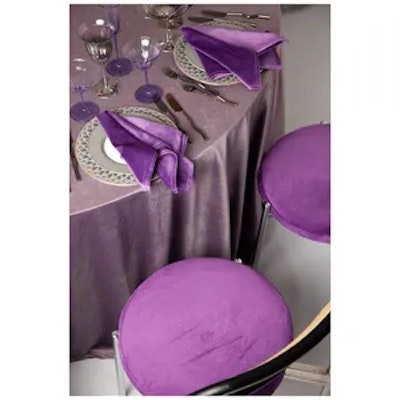 Скатерть велюр, круглая,  Нежная орхидея - изображение 2