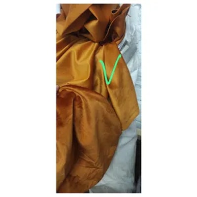 Скатерть велюр, прямоугольная, терракотовая - изображение 2