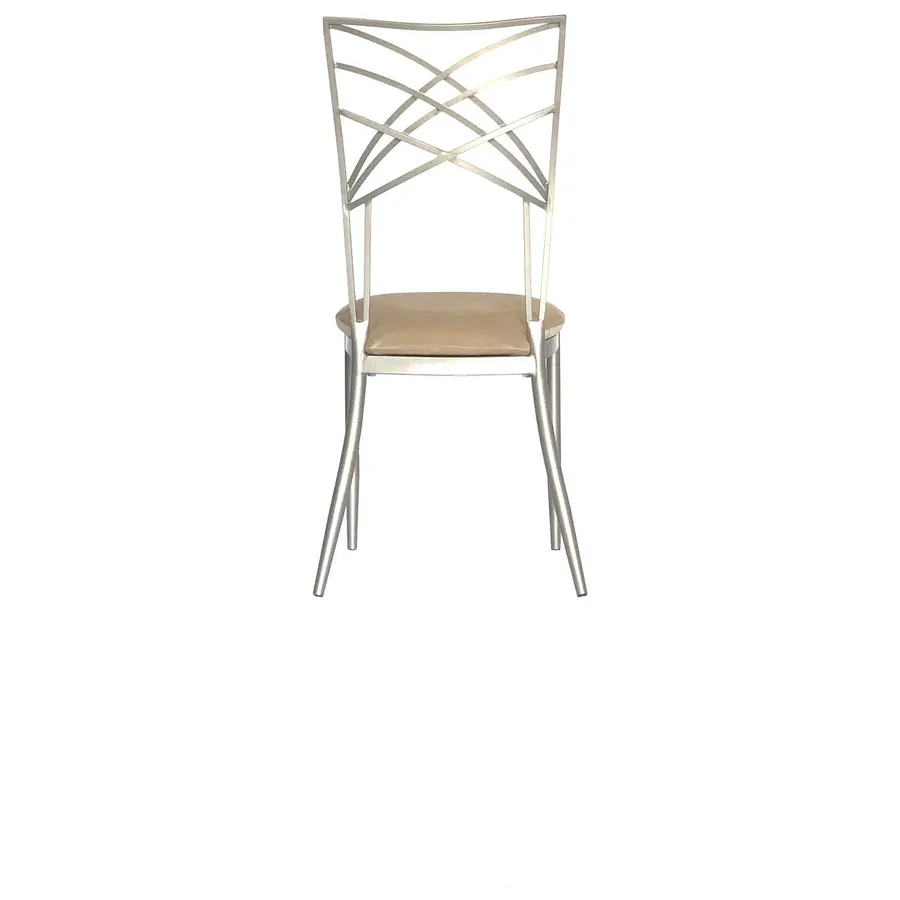 Стул Хамелеон серебро (велюр),бежевый - Фото миниатюра 5